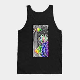 Aquarium Neon Close Up Tank Top